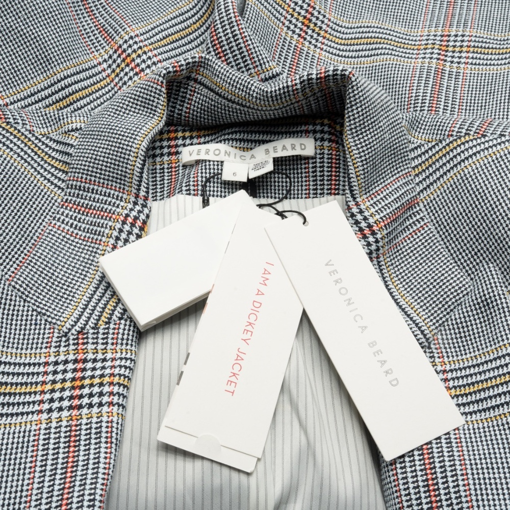 Veronica Beard. Miller Plaid Dickey Jacket. - Picture 3 of 16